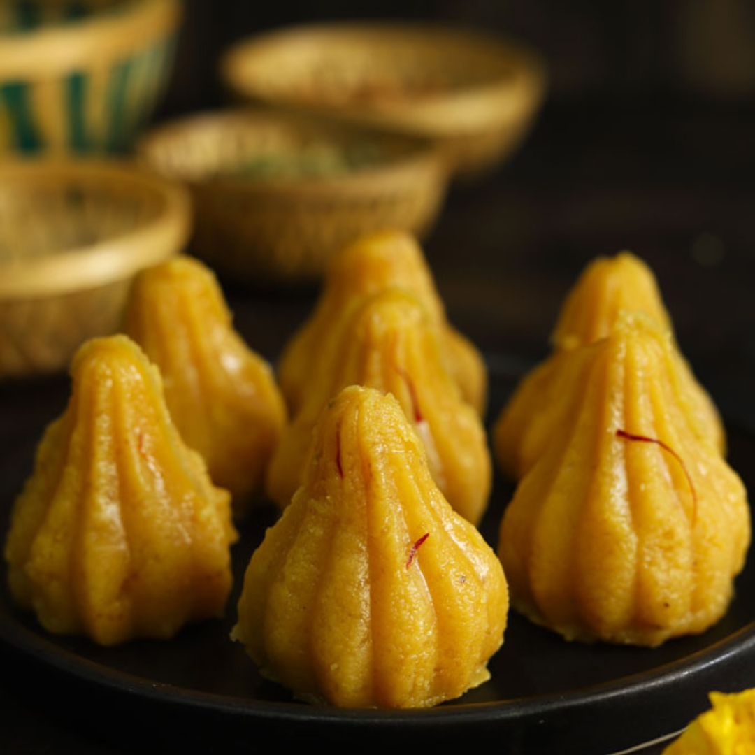 Shop Now Kesar Modak 250 g – thegreenfuels.com