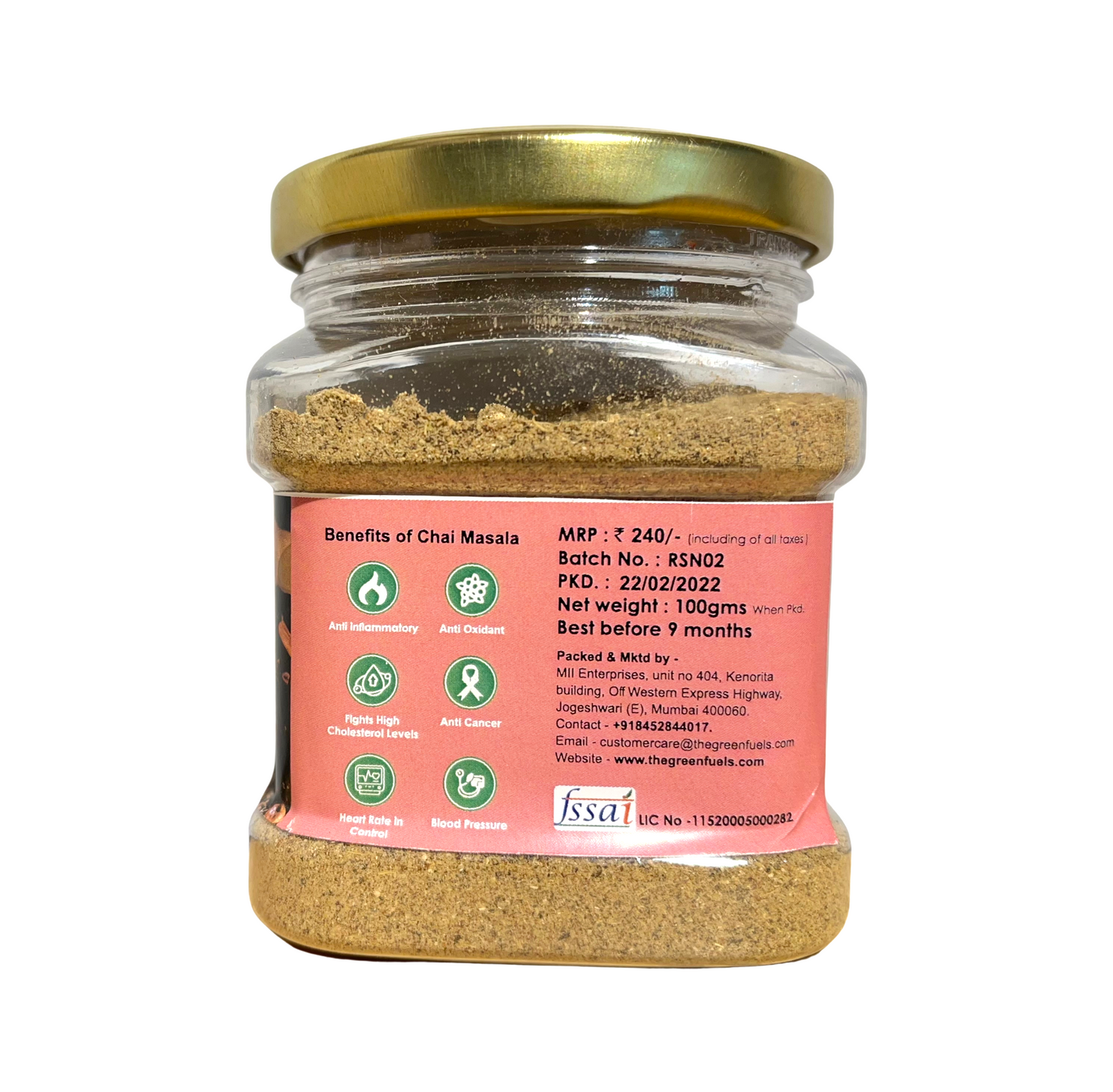 Tea Masala Powder - Pure & Authentic