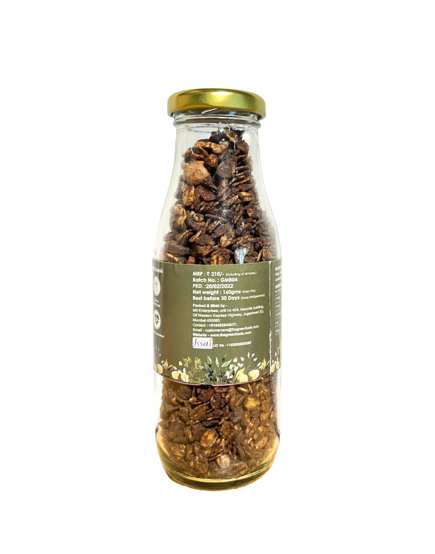 Granola Chocolate with Raisin - 160 Gm jar