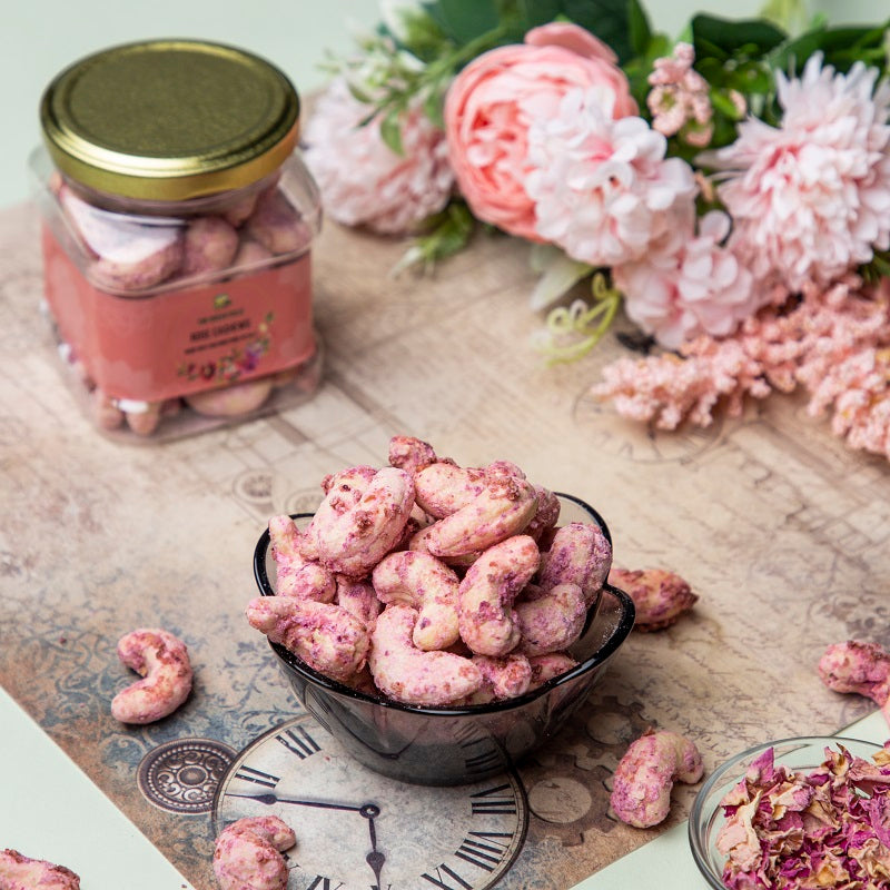 Premium Jumbo Roasted Rose Cashews Nuts (125 Gram)